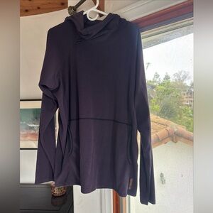 Melanzana Men's Dark Purple/eggplant Turtleneck Sweater